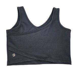 BuffBunny‎ Crop Tank Top Women's XS Sporty Workout Black
